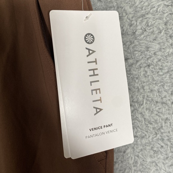Athleta‎ Venice Wide Leg Stretch Pant Size 3X Brown #882675 Travel Leisure Gym - Picture 2 of 16